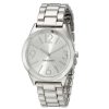 Nine West Women's NW1663SVSB Silver-tone Bracelet Watch