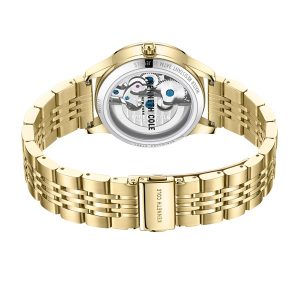 Kenneth Cole New York Ladies Watch Automatic Stainless Yellow Pvd Case and Bracelet Water Resistance 1 Yr. Warranty